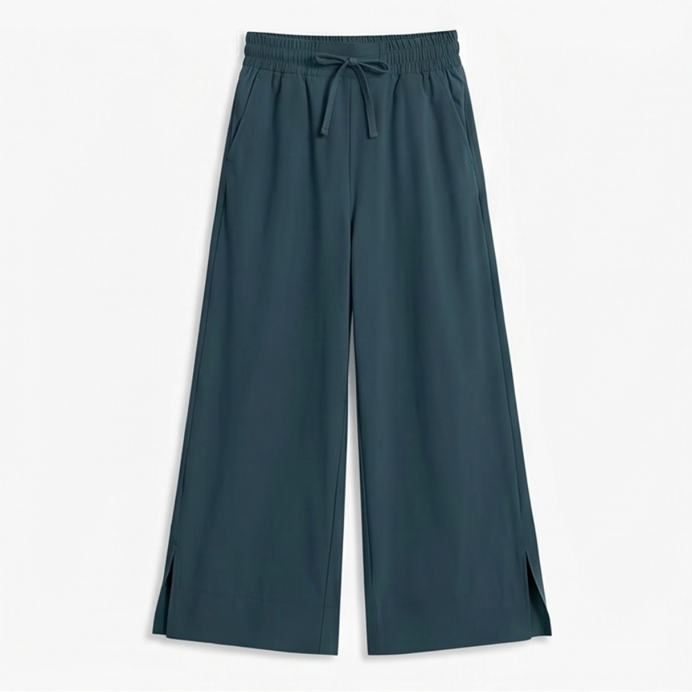 Veluna™ – Effortless Wide-Leg Crop Pants
