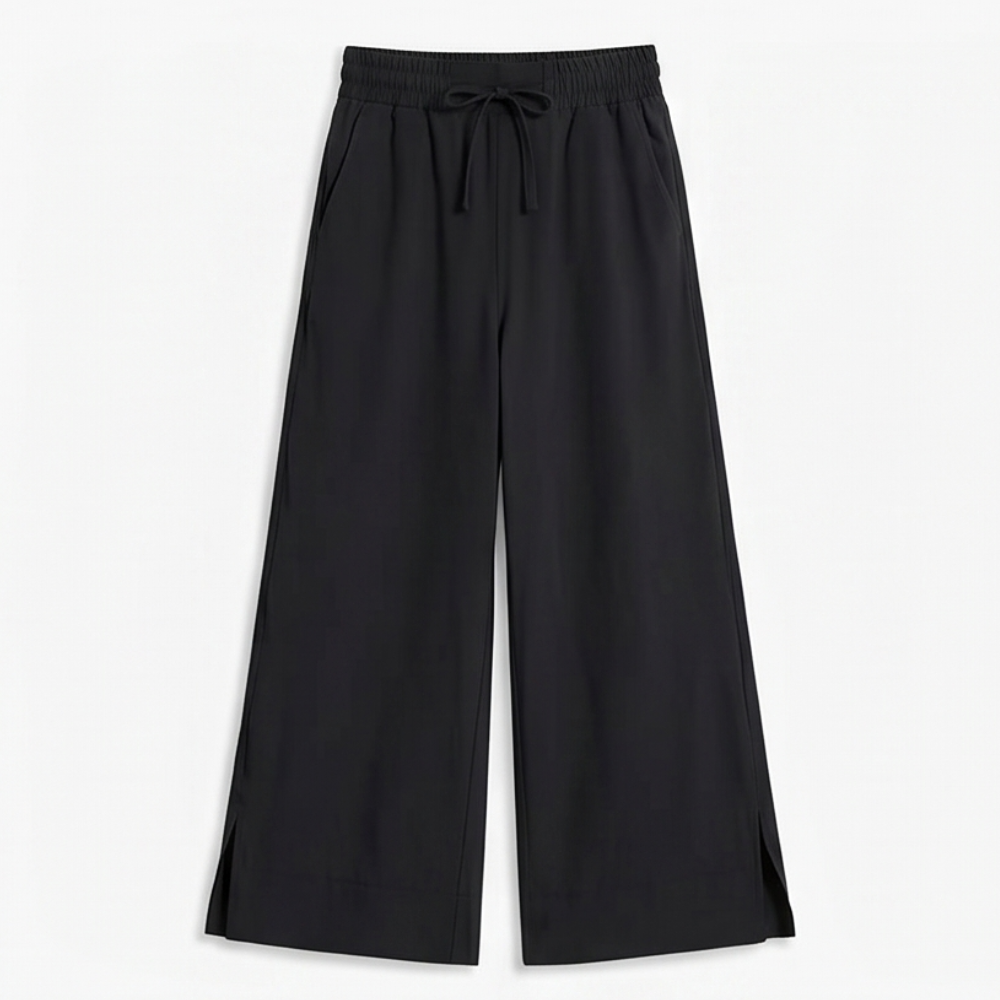 Veluna™ – Effortless Wide-Leg Crop Pants