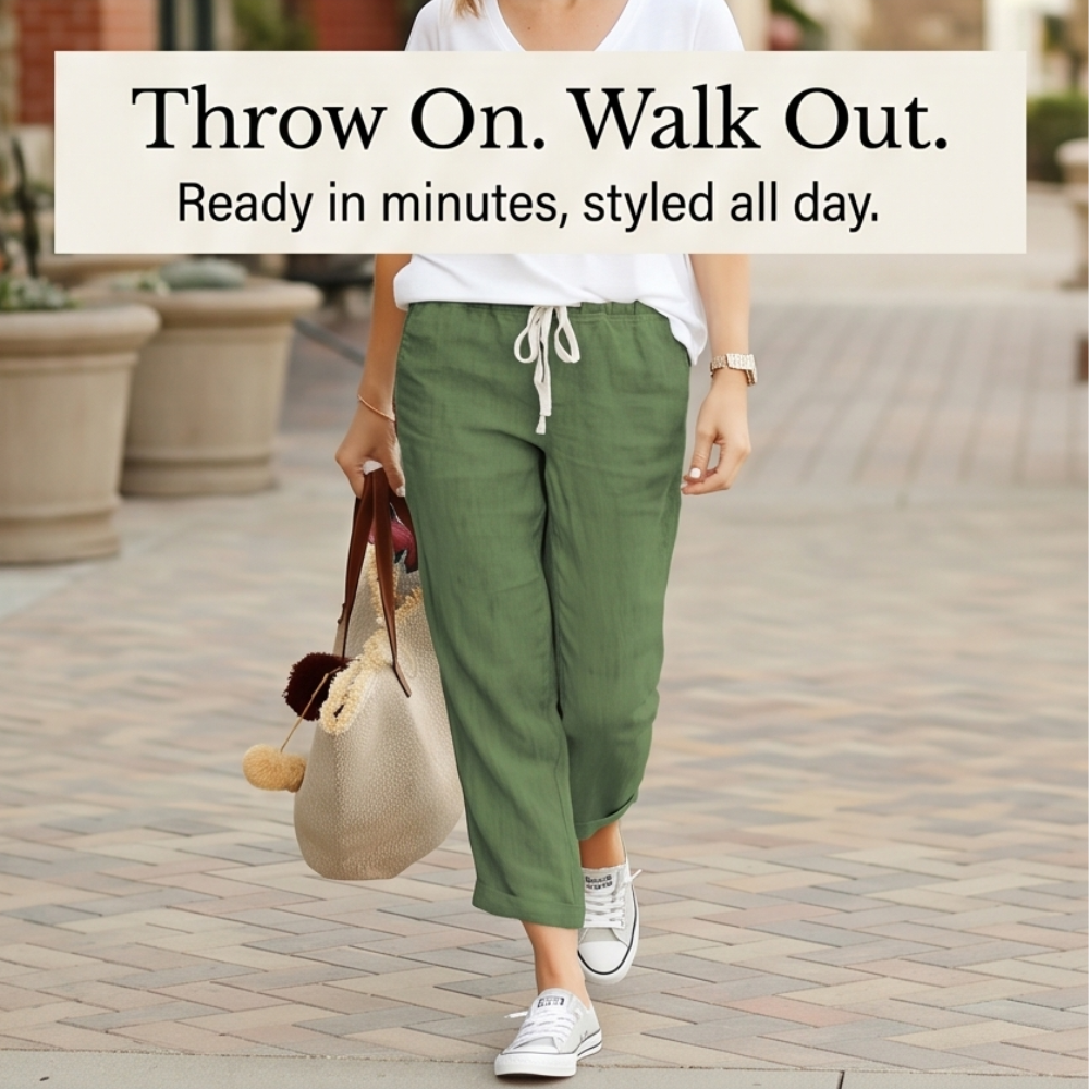Lirenza™ – Soft Ankle Pants for Everyday Wear