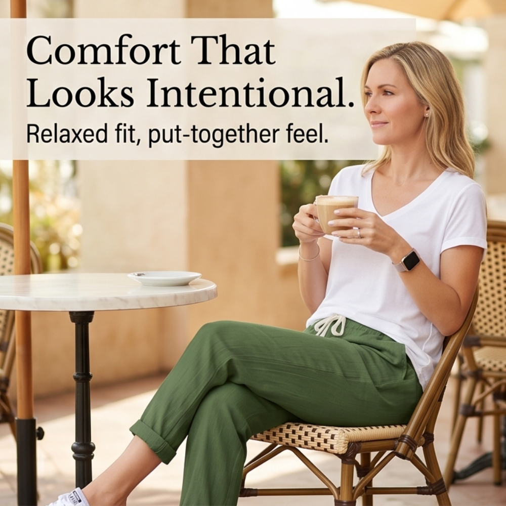 Lirenza™ – Soft Ankle Pants for Everyday Wear