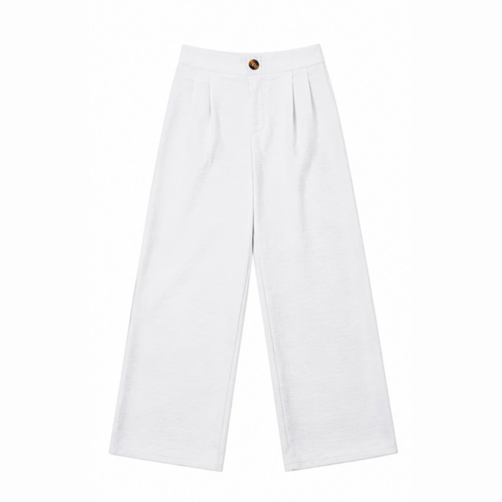 Lunavia™ – High-Waist Wide-Leg Drape Trousers
