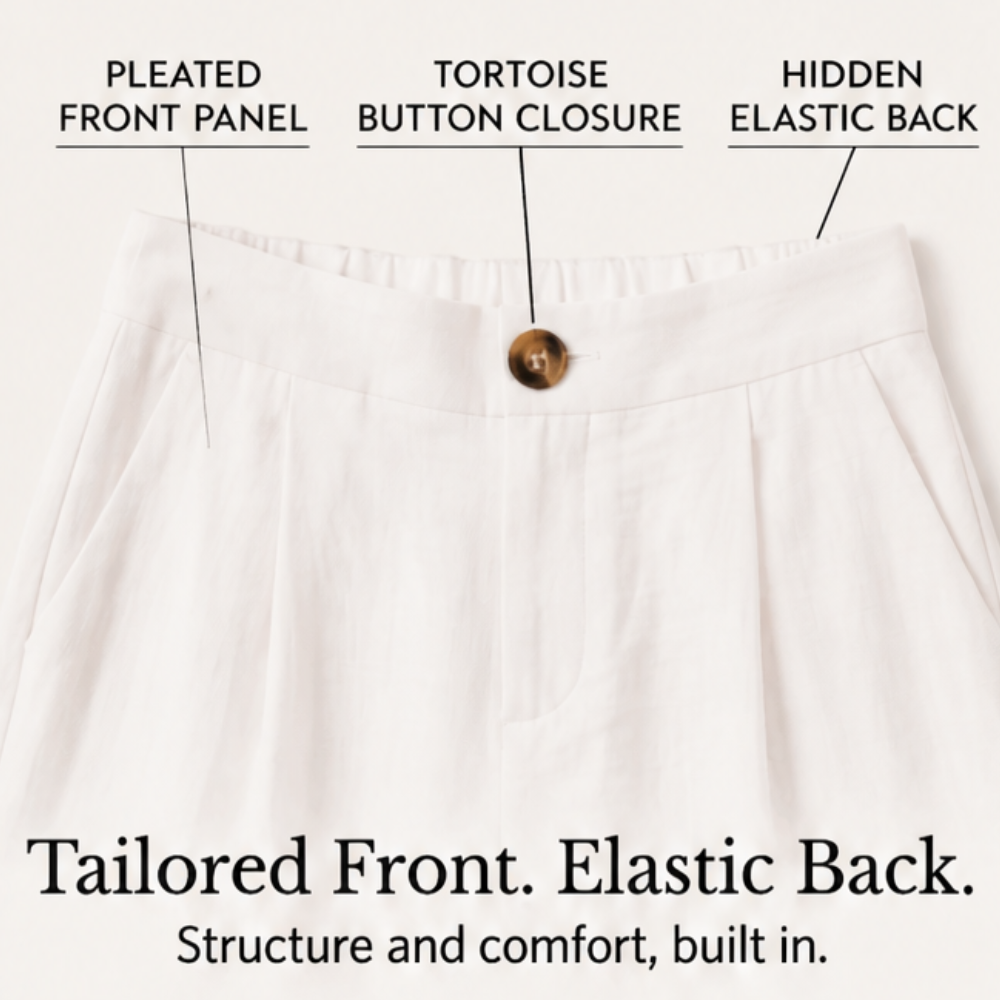 Lunavia™ – High-Waist Wide-Leg Drape Trousers