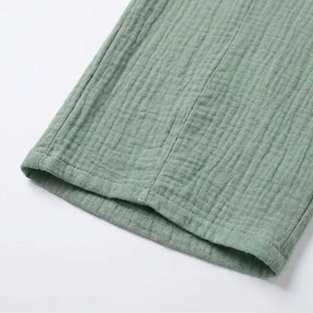 Selora™ - Crinkle Capri Pants for Easy Summer Wea