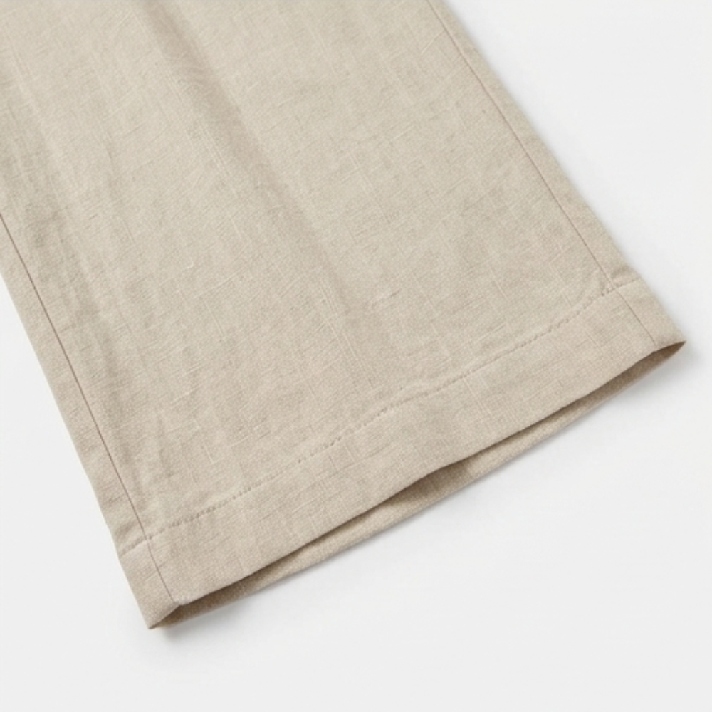 Linara™ – Wide Leg Linen Look Drawstring Trousers