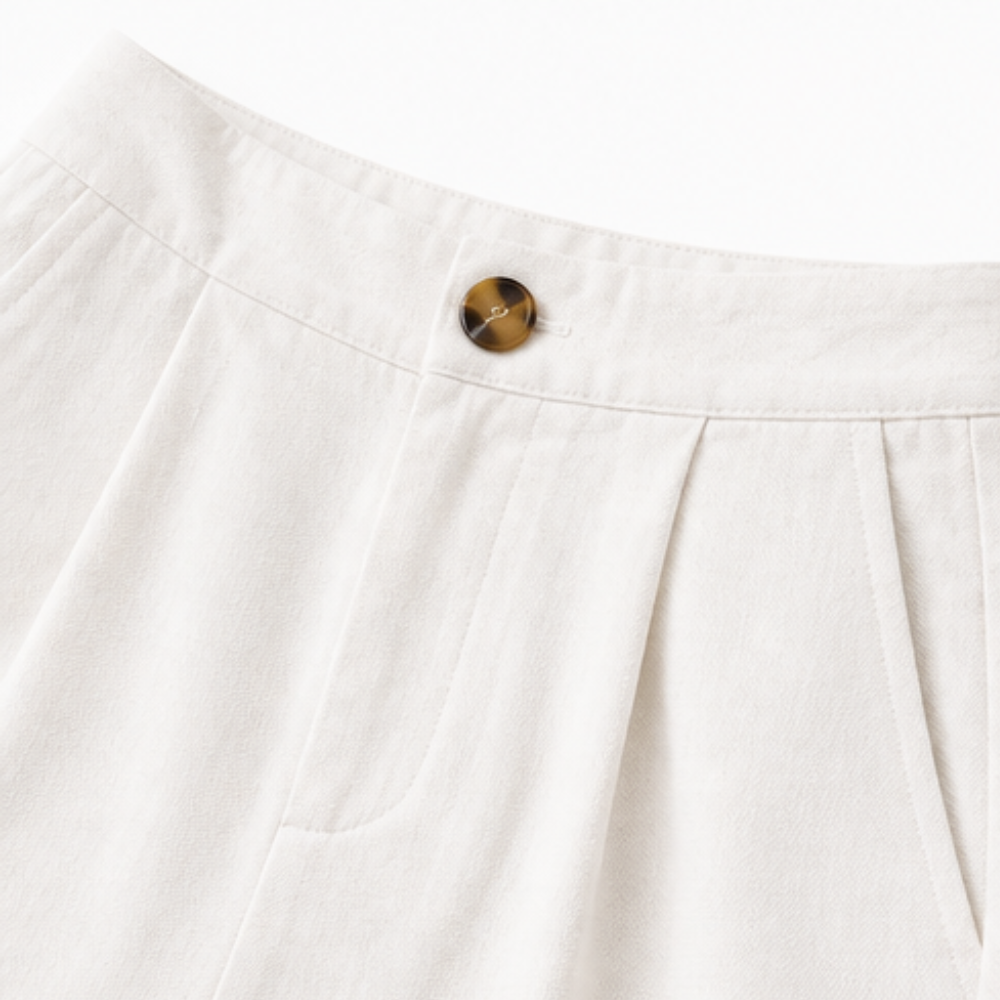 Lunavia™ – High-Waist Wide-Leg Drape Trousers