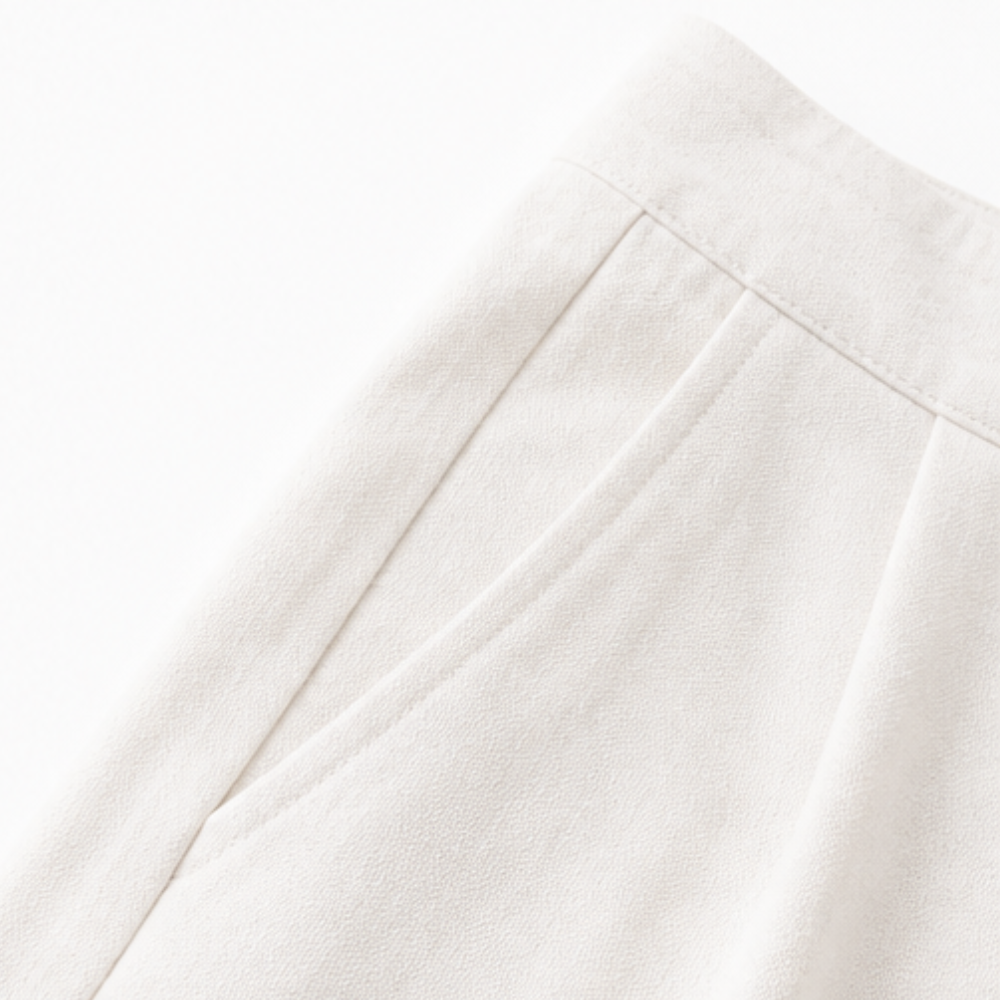 Lunavia™ – High-Waist Wide-Leg Drape Trousers