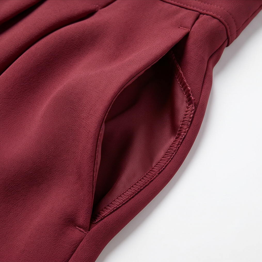 Curvella™ – Flowy Pleated Palazzo Pants for Curvy Comfort