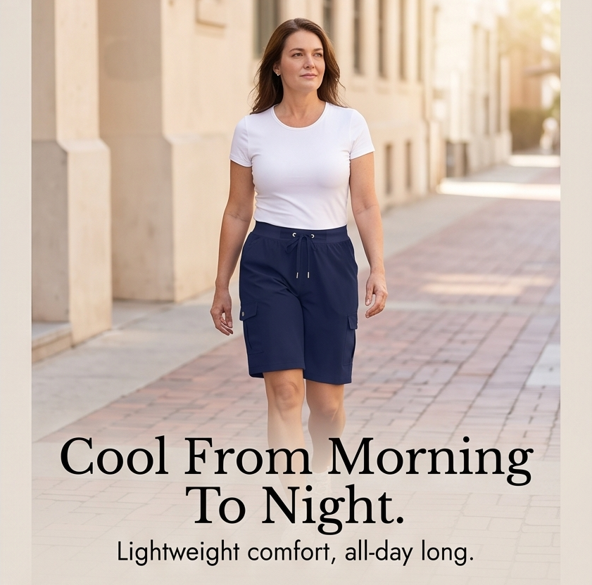 Breezella™ - Lightweight Quick-Dry Cargo Shorts