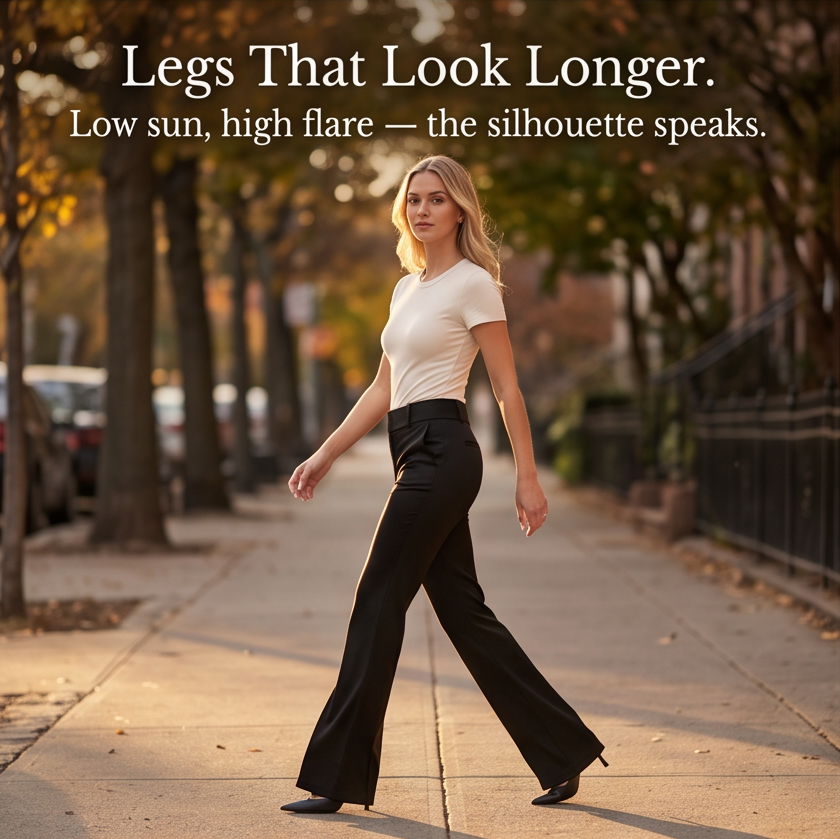 Florevia™ – Elongating Wide-Leg Flare Pants