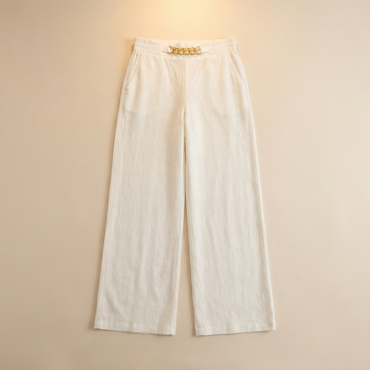 Florenza™ – Gold Accent Wide Leg Trousers