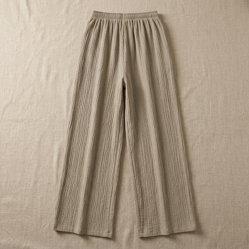 Waverly™ – Crinkle Textured Wide Leg Pants
