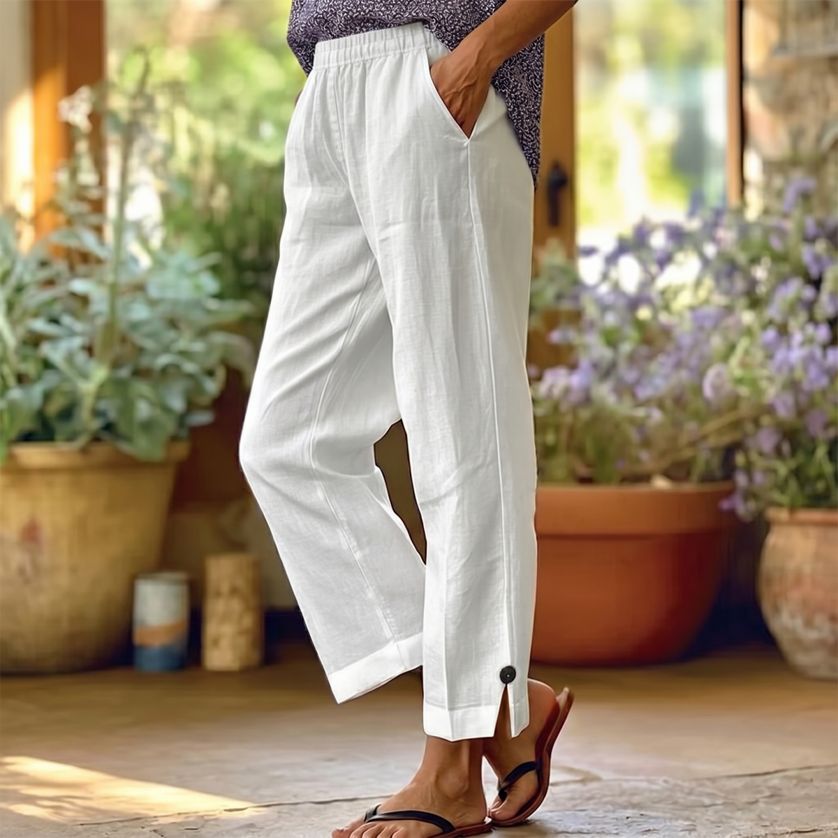 Womee™ – Soft-Stretch Cropped Pants