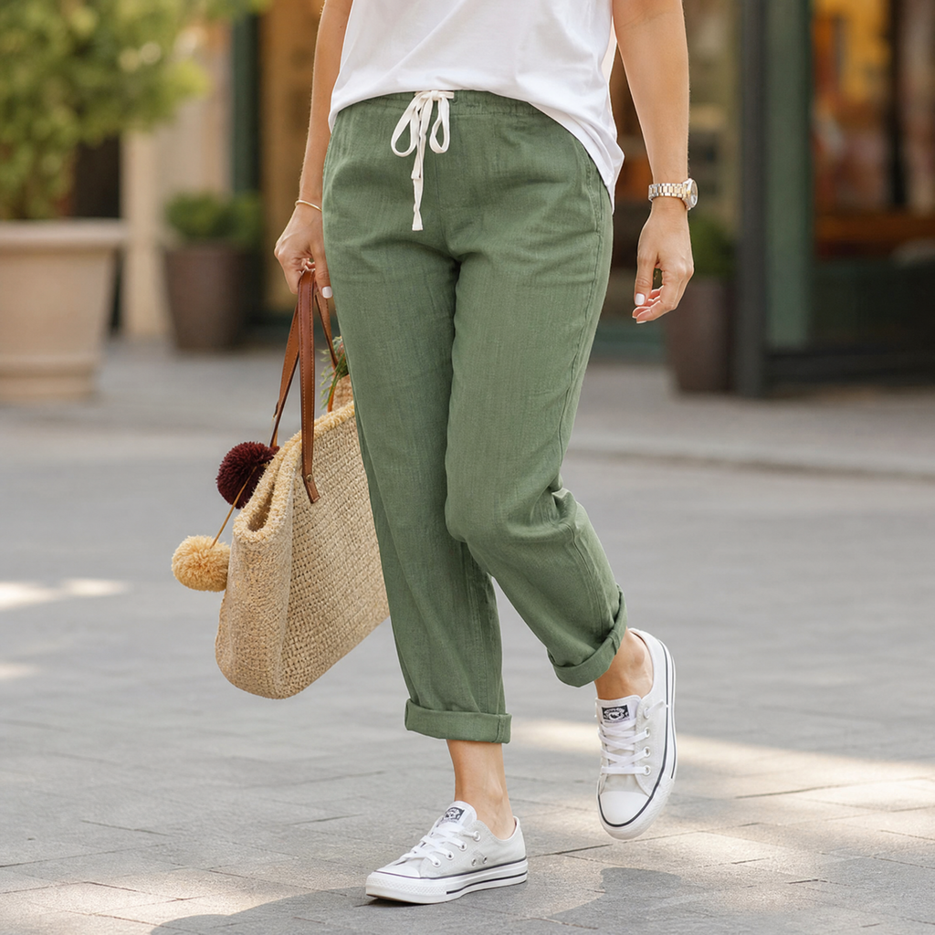 Lirenza™ – Soft Ankle Pants for Everyday Wear
