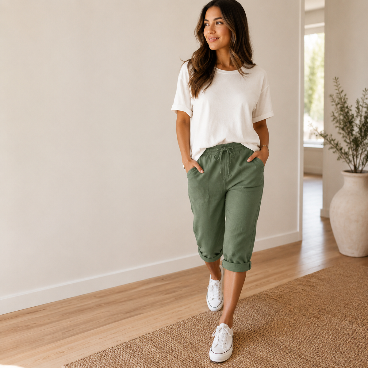 Lunaire™ Capri Pants for Effortless Summer Style