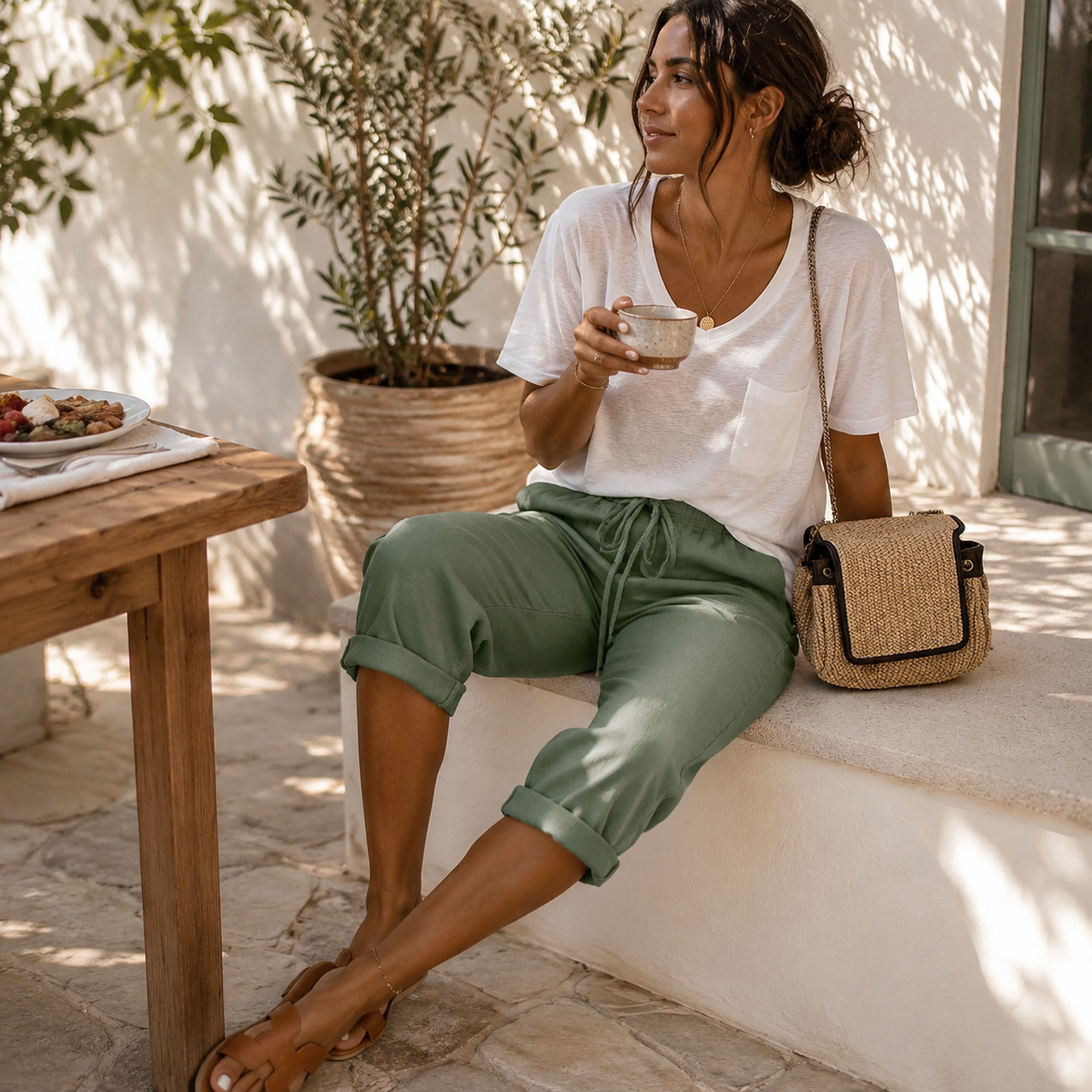 Lunaire™ Capri Pants for Effortless Summer Style