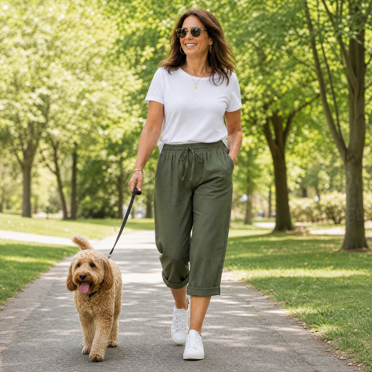 Brisella™ – Breathable Drawstring Capris