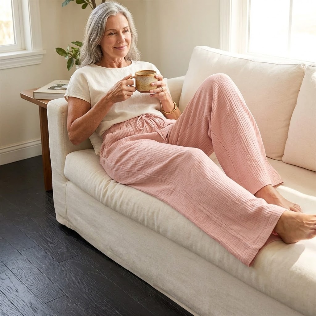 Waverly™ – Crinkle Textured Wide Leg Pants