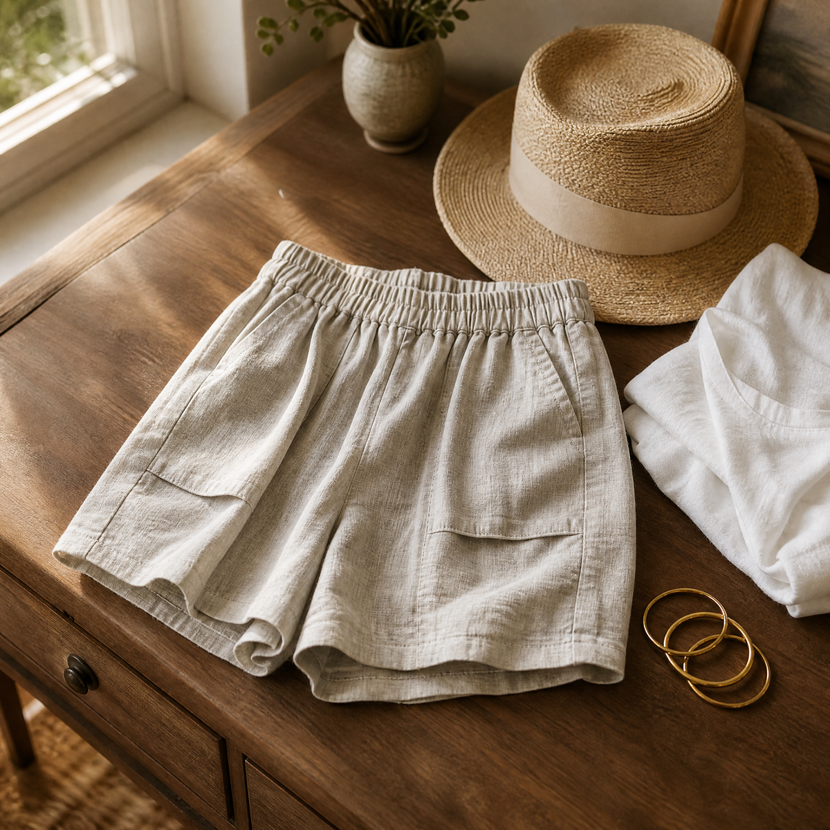 Linora™ – Loose Shorts with Deep Pockets
