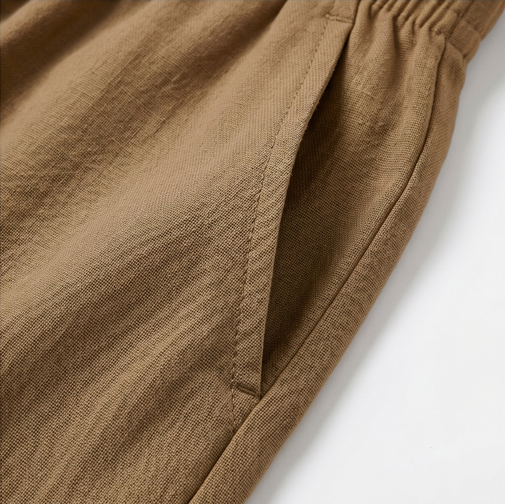 Lumera™ – Wide-Leg Drawstring Shorts with Smocked Waist