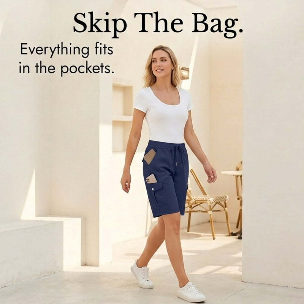 Bermuella™ – Quick-Dry Cargo Shorts with 6 Pockets