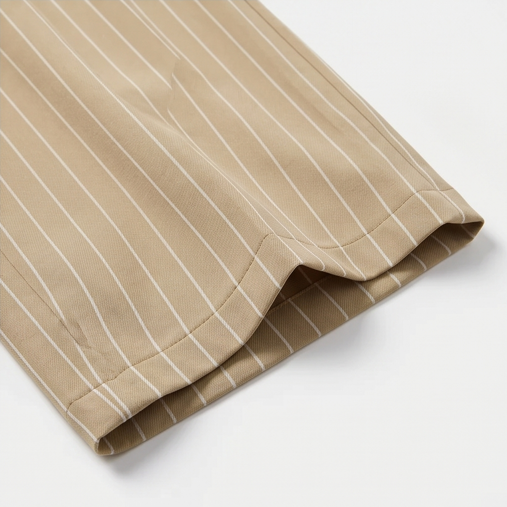 Solène™ High-Waisted Striped Wide-Leg Trousers for Effortless Polish