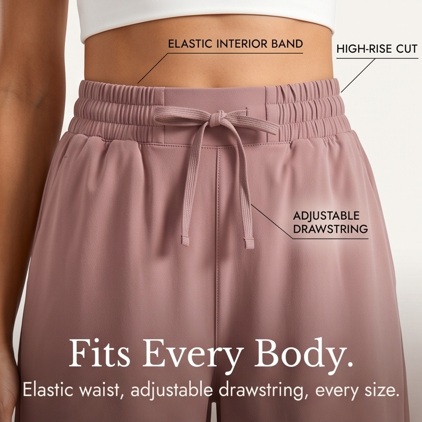 Veluna™ – Effortless Wide-Leg Crop Pants