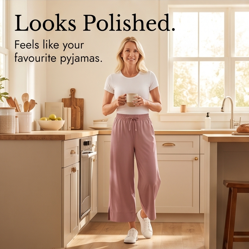 Veluna™ – Effortless Wide-Leg Crop Pants