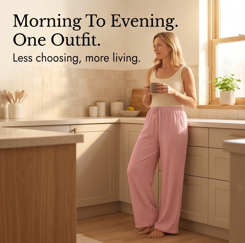 Waverly™ – Crinkle Textured Wide Leg Pants